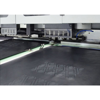Shandong automatique cnc forage perforé poinçonneuse pour cuir tissu joint nylon sac poinçonnage oeillets