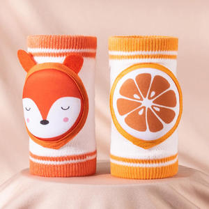 Genouillères Tricotées Respirantes Antidérapantes en Maille à Haute Élasticité pour Bébés et Enfants, Motif Dessin Animé - Product Image 5