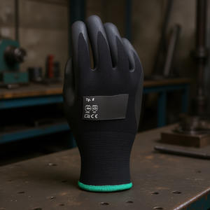 ถุงมือเคลือบไนไตรล์ ขนาด 8 ระดับการต้านทานการบาด 9 สำหรับใช้งานในอุตสาหกรรม - Product Image 3