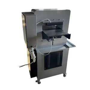 Good quality pvc artificial leather name tag embossing machine