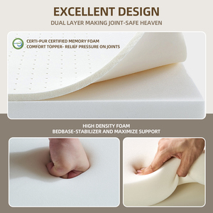 Fabrieksgemaakte luxe orthopedische traagschuim grote honden- en kattenrondbedden kussens met afneembare, wasbare hoes - Product Image 2