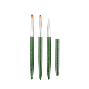 Professional <strong>Nail</strong> <strong>Brushes</strong> Crimped Kolinsky Hair Soft Oval Shape <strong>Beauty</strong> Pens Gradients Painted Light Therapy Tools - Product Image 1