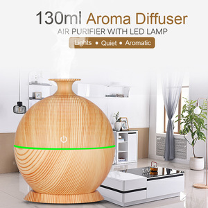 JSCY-009S Wood Grain Humidifier USB Rechargeable Small Home Desk Air Freshener Under 0.5L Capacity - Product Image 4