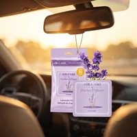 Désodorisant Solide Longue Durée 30 Jours, Carte Parfumée Suspendue pour Voiture et Maison, Parfums Cerisier, Lavande, Océan, Gardénia, pour Bureau et Domicile