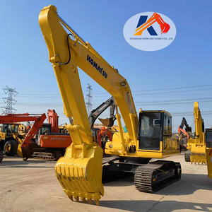 Excavatrice sur chenilles Komatsu PC200-7 d'occasion, faible nombre d'heures, bon état, prix bas, d'origine japonaise, hydraulique - Product Image 1