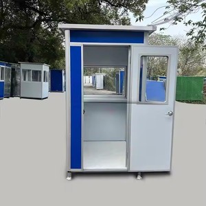 Caseta de Seguridad Portátil Prefabricada, Cabina de Peaje, Caseta de Guardia Móvil Prefabricada con Ruedas - Product Image 5