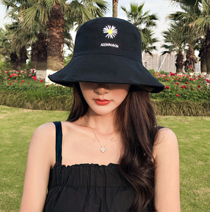Nouveau style chrysanthème broderie <span class=keywords><strong>chapeau</strong></span> de pêcheur tout-match loisirs <span class=keywords><strong>parasol</strong></span> <span class=keywords><strong>chapeau</strong></span> de seau <span class=keywords><strong>chapeau</strong></span> - Product Image 3