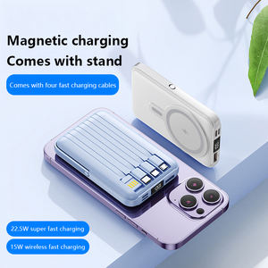 พาวเวอร์<span class=keywords><strong>แบ</strong></span>งค์ขนาดเล็กพกพาได้พร้อมระบบชาร์จ<span class=keywords><strong>เร็ว</strong></span>แม่เหล็ก22.5W เทคโนโลยีไร้สายสายโพรโทคอล PD ใน<span class=keywords><strong>ต</strong></span>ัวแบ<span class=keywords><strong>ต</strong></span>เตอรี่ลิเธียมโพลิเมอร์ - Product Image 5