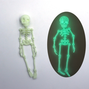 子供用ハロウィン3Dプリントスケルトンジョイントクリエイティブ可動磁気ノベルティギャグおもちゃ冷蔵庫デコレーション