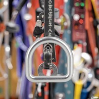 Sports de plein air en acier inoxydable anneau en D or pour boucle jouet porte-clés pour animaux de compagnie polyvalent Protection contre les chutes