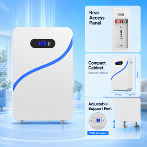 Batería de Almacenamiento de Energía Doméstica de 16 kWh, 51.2V 48V 280Ah 314Ah LiFePO4, Más de 8000 Ciclos, Batería Solar con Monitoreo Inteligente por Aplicación y BMS Inteligente - Product Image 1