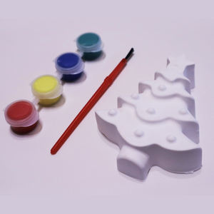 Mainan lukisan anak-anak hadiah Natal mainan lukisan plester diy mainan gambar berwarna lukisan pendidikan gipsum untuk anak-anak - Product Image 5