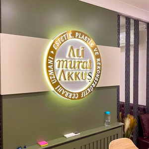 Tùy chỉnh <span class=keywords><strong>Led</strong></span> kênh kim loại chữ <span class=keywords><strong>3D</strong></span> Logo sử dụng ngoài trời thắp sáng dấu hiệu công ty logo nhựa chữ dấu hiệu - Product Image 3