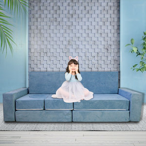 <span class=keywords><strong>DIY</strong></span> तह सोफा सेट बच्चों खेलने सोफे बच्चों जल्दी शैक्षिक सोफे और Couches - Product Image 5