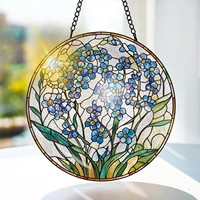 Attrape-soleil en acrylique gravé au laser, motif arbre de Noël du Texas, style festif régional, ornement suspendu, cadeau pour femmes et amateurs de voyages