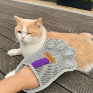 Gants électrostatiques réutilisables haute performance pour l'élimination des poils d'animaux, personnalisés en usine, nouvelle version améliorée 2026, pour chats, brosse de massage et bain - Product Image 6