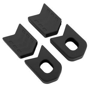 4 protections de manivelle de vélo de <span class=keywords><strong>route</strong></span> VTT, capuchon de protection de pédalier, protections de manivelle en silicone, noir - Product Image 3