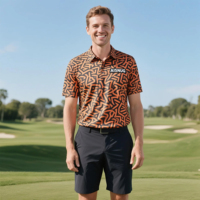 Sublimación personalizada Impresión digital Adulto Polo Fabricantes chinos Trabajo Polo largo Empaquetado Camisetas de golf para la venta
