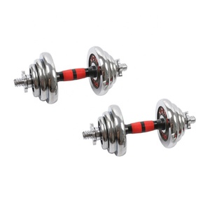 Set di manubri per esercizi di sollevamento pesi all'ingrosso <span class=keywords><strong>con</strong></span> <span class=keywords><strong>bilanciere</strong></span> allungabile 15/20/30/50kgs elettrolitica manubrio staccabile - Product Image 1