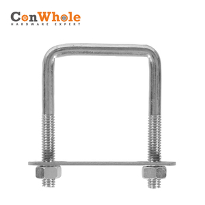 Plaque de cadre à boulon en U carré en acier inoxydable Pièces de <span class=keywords><strong>remorque</strong></span> de <span class=keywords><strong>voiture</strong></span> et accessoires de <span class=keywords><strong>remorque</strong></span> de bateau, y compris coupleur de sentier d'occasion et neuf - Product Image 3
