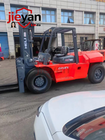 Vente directe d'usine Hefei, chariot élévateur Heli CPCD100 d'occasion, 10 tonnes, chariots élévateurs Heli d'occasion, haute qualité, chariot élévateur Heli 10 tonnes d'occasion