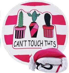 Chất lượng cao tùy chỉnh sợi nhỏ bãi biển khăn vòng in Polyester nén để sử dụng nhà cho người lớn của ngày hè - Product Image 2