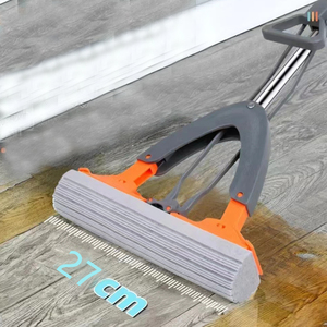 IMAXX vente en gros en acier inoxydable télescopique PVA éponge vadrouille avec nettoyage rapide Super raclette pour hôtels - Product Image 4