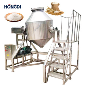 Extra Large Stainless Steel Double Cone Automatic Mixer High Efficiency Powder Mixing for Food & Chemicals with Material <b>Ladder</b> - Product Image 2