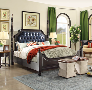 Goodwin italiano classico stile antico in legno massello camera da letto Set di lusso casa camera da letto GMB65 - Product Image 3