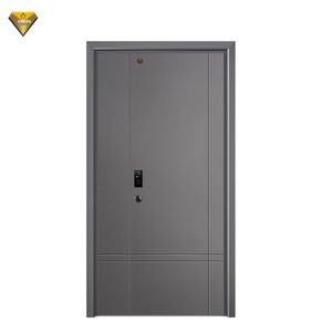 Design moderno per esterni in acciaio metallo porte di sicurezza in acciaio inox ferro ingresso anteriore per Villa case esterne - Product Image 1
