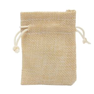 Jute Transportation Dustproof Gift <b>Bag</b> Packaging Recycled Mini <b>Drawstring</b> Linen <b>Bag</b> - Product Image 1