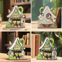 CuteBee 2025 nouveau produit Mini magasin série bricolage Miniature maison CWGA107 3d Puzzle en bois bricolage artisanat Kit 3D Puzzle jouets