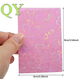 YY OEM Clear Holographic Card Sleeves Porte-carte de protection intérieur pour cartes photo et cartes à collectionner - Product Image 3