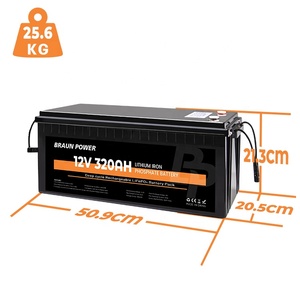 Batterie LiFePO4 12V 12.8V 320Ah à cycle profond et longue durée, cellule de batterie au lithium fer phosphate, boîtier étanche DIY pour système solaire IP65 BT - Product Image 3