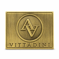 Plaque de marque pour vêtements et accessoires, logo en alliage de zinc gravé, personnalisé avec support adhésif, finition de surface personnalisée