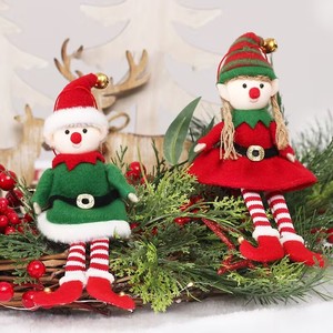 Muñeco de Elfo Navideño de Peluche Suave, Adorno para Árbol de Navidad, Decoraciones, Precio de Fábrica, Gran Venta - Product Image 4