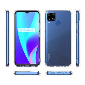Nuevo producto Anti-caída de 2,0mm cristal TPU transparente cubierta posterior de la caja del teléfono móvil <span class=keywords><strong>para</strong></span> Realme C12 - Product Image 6