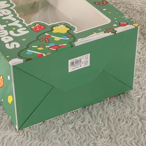 Bolsas de Regalo de Papel para Navidad con Ventana Transparente, Personalizadas, Creativas, para Niños, con Dulces Sorpresa - Product Image 5