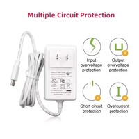 Bonne qualité Raspberry Pi 5 Alimentation 27W Type C Port Adaptateur secteur 100-240V Entrée EU US UK Multi Protection Chargeur pour Pi 5