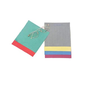 Chiffon de nettoyage de lunettes en microfibre, logo personnalisé de haute qualité, lingette écologique pour verres - Product Image 2