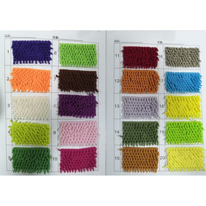 100 % Polyester Mikrofaser kleiner Chenille-Blumenträger Flechtung Strick Reinigung Stoff für Mopp und Matte - Product Image 5