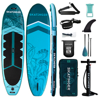 Planche de paddle gonflable large Skatinger OEM 11'x34"x6" pour la location en hôtel et en centre de villégiature - Vente en gros usine