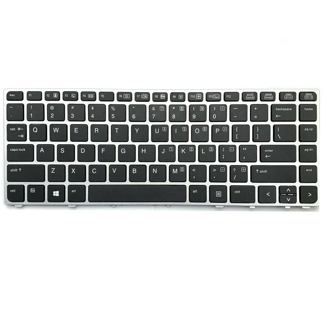 US Layout Laptop Keyboard for HP EliteBook Folio 9470m