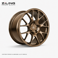 Rines de Aleación Forjados Monobloque Personalizados ZL Diseñados para Honda Civic de 17, 18 y 19 Pulgadas, Rines Personalizados Multirradio, Compatibilidad OEM, Posventa