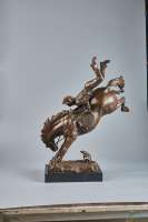 하이 퀄리티 사용자 정의 장식 금속 공예 스몰 사이즈 동상 드 솔다트 로맹 En 청동 동상