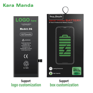 Kara Manda OEM 100% Batterie pour Batterie <span class=keywords><strong>Iphone</strong></span> 6 6S 6P 6SP 7 7P 8 8P X XR XS 11 Pro Max 12 13 14 Batterie de Téléphone Mobile - Product Image 6
