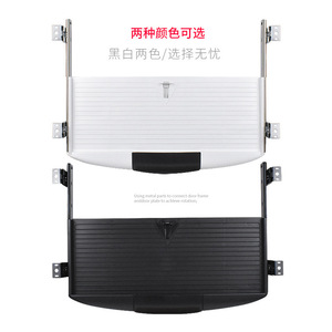 Poluoni Keyboard Tray CZ Adjustable Undercounter Mount <b>Computer</b> <b>Desk</b> Drawer Slide Bracket - Product Image 1