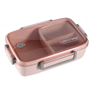 LFGB libre de BPA de <span class=keywords><strong>3</strong></span> compartimiento plástico Bento cajas japonés niños almuerzo Caja con <span class=keywords><strong>2</strong></span> pequeña caja de comida - Product Image 3