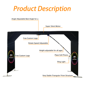 Trên đầu 360 gian hàng ảnh trên bầu trời trên đầu 360 Spinner ảnh gian hàng video Selfie bao vây cực với gian hàng ảnh điều khiển từ xa - Product Image 5