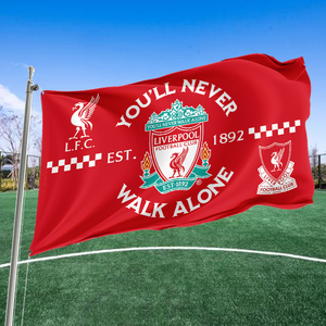custom football flag 3*5ft or custom size double-sided printing